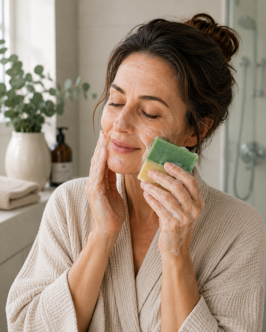 Cool Water Aloe and Mint Soap Bar
