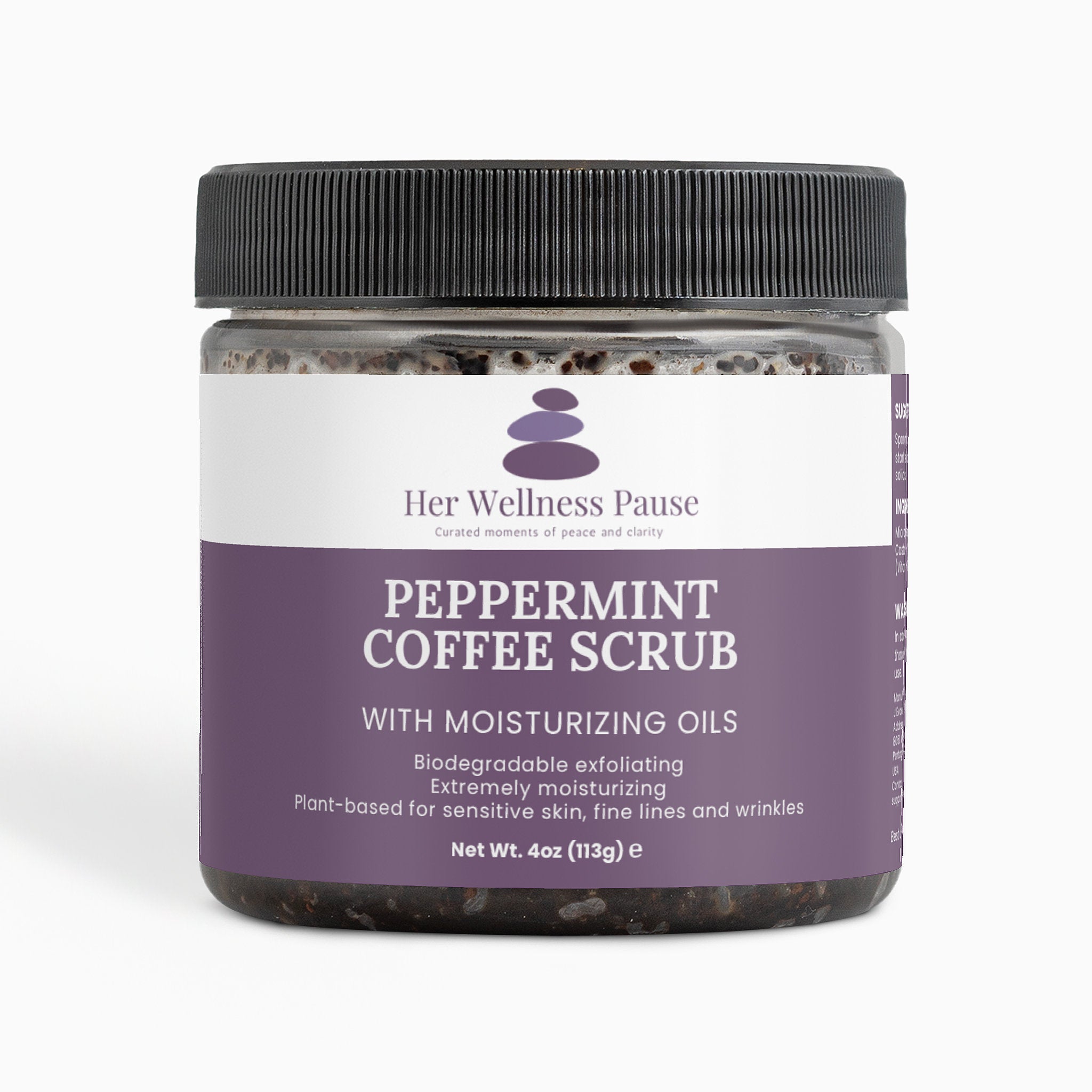 Peppermint Coffee Scrub