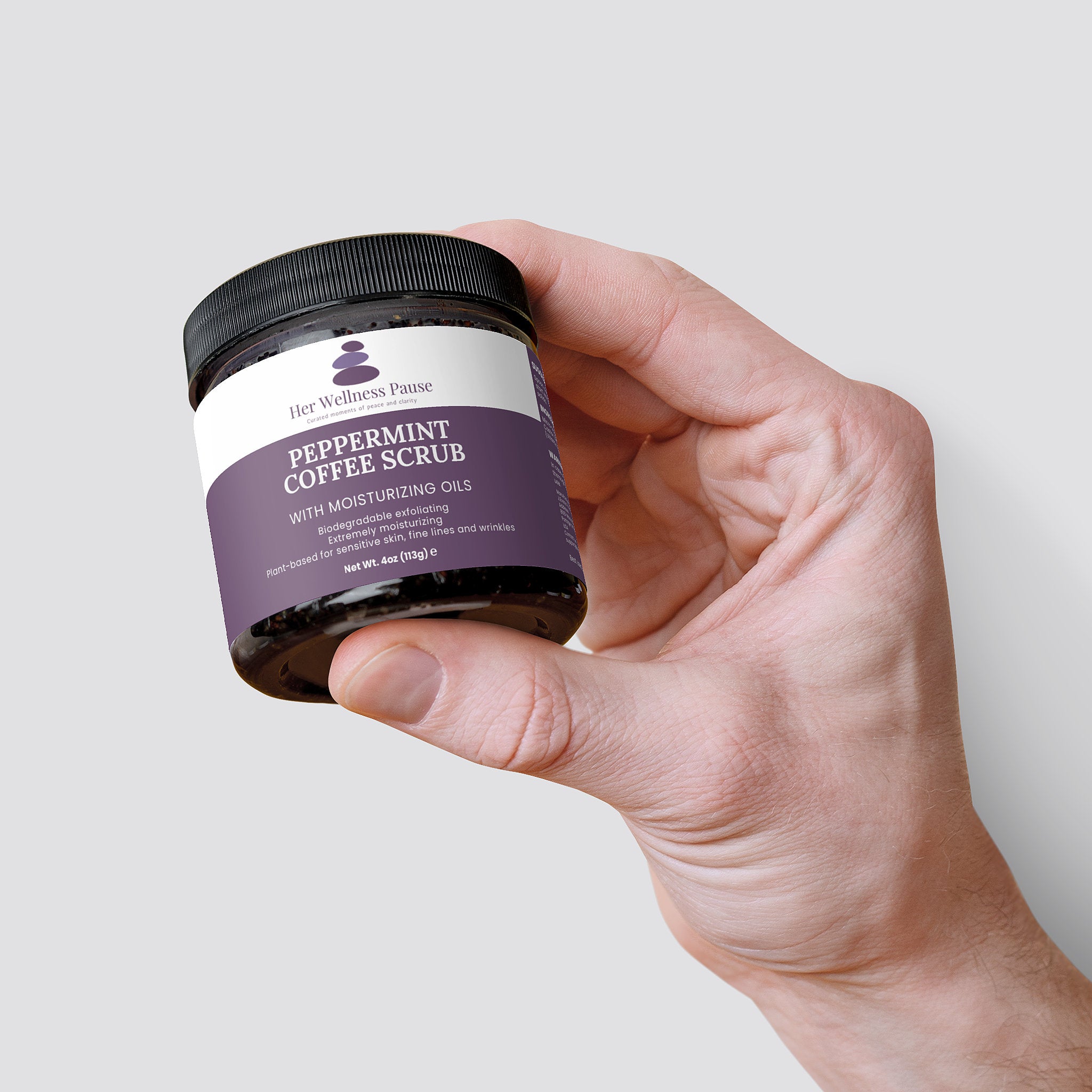 Peppermint Coffee Scrub