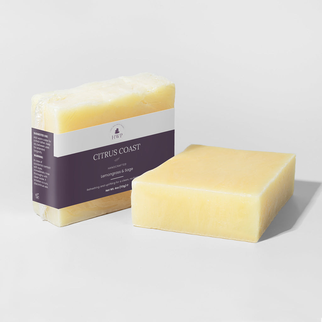 Citrus Coast Lemongrass and Sage Soap Bar