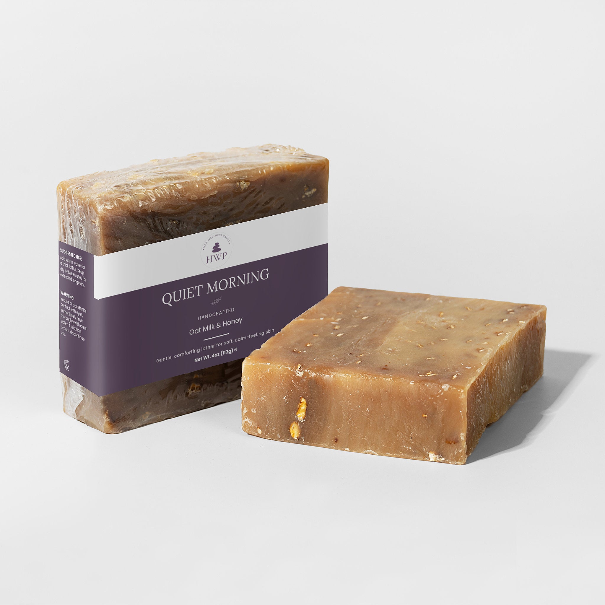 Quiet Morning Oat Milk and Honey Soap Bar