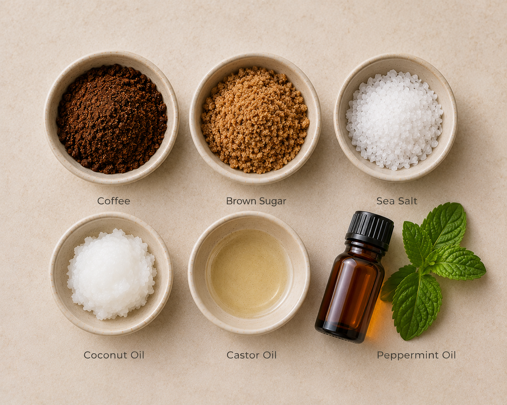 Ground & Polish Coffee and Peppermint Body Scrub