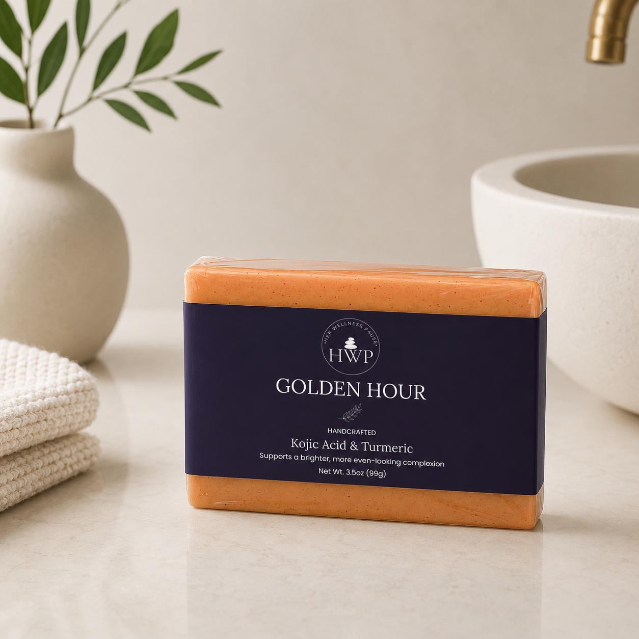 Golden Hour Lemon and Turmeric Soap Bar