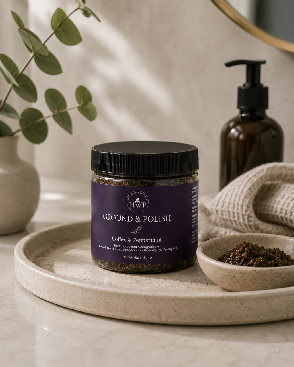 Ground & Polish Coffee and Peppermint Body Scrub